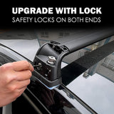 Model 3/Y/Highland 3 Lockable Roof Rack Aluminum Cargo Cross Bars (Set of 2)