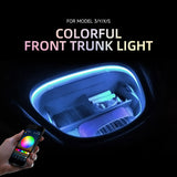 RGB 7-Color Ambient Light for Tesla Model 3/Y/X/S/3 Highland/Y Juniper Frunk