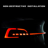 Newest Full-Width Strip Through Shape Tail Lights For Model 3 & Y