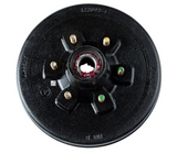 CURT 12" RV Brake Drum Hub for 6,000-lb Axle - 6 on 5.5", 1/2" Stud (Fully Assembled) #814202