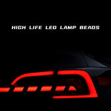 Newest Full-Width Strip Through Shape Tail Lights For Model 3 & Y