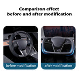 Newest Tesla Model 3 & Y Yoke Custom Steering Wheel (Model S/ X Style)
