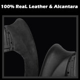 Model 3/ Y Customized Round Nappa Leather Steering Wheel Tesla Modification