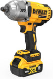 DEWALT 20V MAX Cordless Impact Wrench Kit with 1/2" Hog Ring and 4-Mode Speed