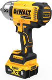 DEWALT 20V MAX Cordless Impact Wrench Kit with 1/2" Hog Ring and 4-Mode Speed