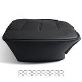 Vinyl Driver Bottom Seat Cover For Lincoln Mark LT 2006-08 Black