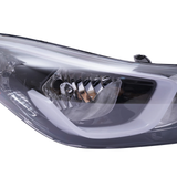 Hyundai Elantra 2014-2016  Headlight Left Right 2pc w Bulbs