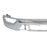 Bumper Face Bar Chrome Fit For Ford F150 F-150 2021-2023 Steel W/ Fog Hole