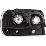 Jeep Grand Cherokee 99-04 Headlamp Black Housing Headlight Assembly Pair