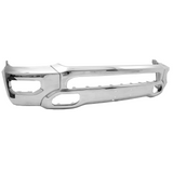 Front Bumper Face Bar For RAM 1500 19-24 Chrome W/Fog Light Holes Steel