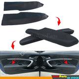 Honda Civic 06-11 Replacement Vinyl Door Panels Armrest Cover Black 2Pcs