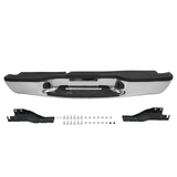 Rear Step Bumper W/O Sensor Holes Chrome Fit for Chevy S10 GMC Sonoma 1998-2004