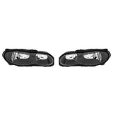 Housing Pair Headlights Assembly Fit for Chevy Camaro 1998-2002 Black  Left Right