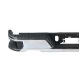 GMC Sierra Chevy Silverado 1500 19-23 Chrome Steel Rear Bumper Assembly