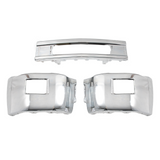 Front Bumper W/Fog Hole For Chevy Silverado 2500 3500 HD 15-19 Chrome Steel