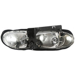 Housing Pair Headlights Assembly Fit for Chevy Camaro 1998-2002 Black  Left Right