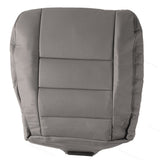 Leather Driver Bottom Seat Cover Gray For Ford F350 XL 03-2007