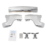Front Bumper Face Bar For Chevy Silverado 1500 19-21 Chrome GM1002874 Steel