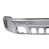 Bumper Face Bar Fit For GMC Sierra 1500 Pickup 2014-2015 Steel Chrome Front