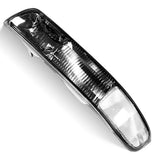 Chevy Silverado Suburban Tahoe 1999-2006 Headlights Clear Corner Black
