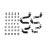 Bumper Face Bar For Ford F250 F350 2020-2022 W/ Fog Holes Black Steel Front