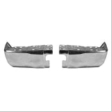 Toyota Tundra 2014-2021 Rear Bumper End Set Chrome LH RH W/ Sensor Holes