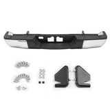 Toyota Tundra 2014-2021 Bumper Assembly Complete Chrome Steel Rear Bumper Assembly