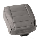 Leather Driver Bottom Seat Cover Gray For Ford F350 XL 03-2007