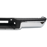 Step Bumper Assembly Fit For Ford F-150 2004-2006 w/o Sensor Holes Chrome Rear