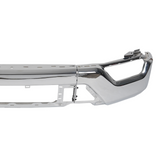 Bumper Face Bar Chrome Fit For Ford F150 F-150 2021-2023 Steel W/ Fog Hole