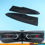 Honda Civic 06-11 Replacement Vinyl Door Panels Armrest Cover Black 2Pcs