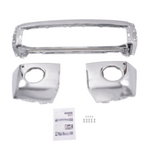 Chrome Steel Front Bumper Fit For Toyota Tundra Truck 2007-2013 W/Sensor Hole