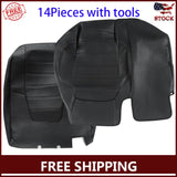Factory Style Leatherette Seat Covers for Honda CRV CR-V EX 17-2021