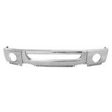 Bumper Face Bar For Ford F-150 2006 2007 2008 W/Fog Holes Front Chrome