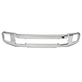 Bumper Face Bar Fit for Ford F-250 F-350 2020-2022 w/ Fog Chrome Steel Front
