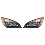Freightliner Cascadia 2018-2024 Headlight W/ Bulb Left Right Side Pair