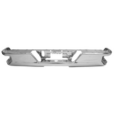 Chevy Silverado GMC Sierra 2019-25 Chrome Rear Step Bumper Face Bar