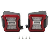 Jeep Wrangler Rubicon Sport 2007-2018 Pair Rear Red Tail lights