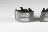 GMC Sierra 1500 2500HD 3500HD 07-14 Black Clear Headlights Lamps LH RH