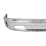 Front Chrome Steel Bumper Fit For RAM 1500 2013-2018 Classic 19-24 w/ Fog Hole