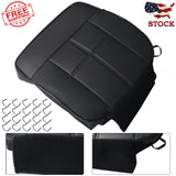 Vinyl Driver Bottom Seat Cover For Lincoln Mark LT 2006-08 Black