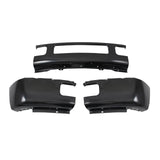 Bumper Ford F-250 Super Duty 2005-2007 Steel Painted Front Black