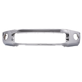 Chrome Steel Front Bumper Fit For Toyota Tundra Truck 2007-2013 W/Sensor Hole