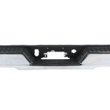 GMC Sierra Chevy Silverado 1500 19-23 Chrome Steel Rear Bumper Assembly