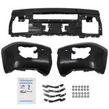 Black Front Bumper Face Bar Fit For GMC Sierra 2500 HD 3500 HD 2015-2019