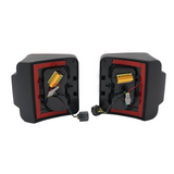 Jeep Wrangler Rubicon Sport 2007-2018 Pair Rear Red Tail lights