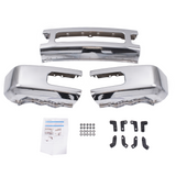 Bumper Fit For Ford F-250 Super Duty 2008-2010 Chrome Steel Front