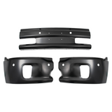 Front Lower Bumper For RAM 1500 13-21 w/ Fog Light Holes& Sensor Holes Black