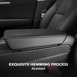 Model 3 & Y Alcantara Side Of Center Console Cover Interior Decor