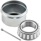 JADODE Trailer Hub Bearings Kits 15123/22580 with 21333TB 10-10 & 22333TB 10-36 Two Grease Seals, Dust Cover and Cotter Pin Trailer Axle Bearing Kits Fits 5200-6000 lbs Axles Set of 2